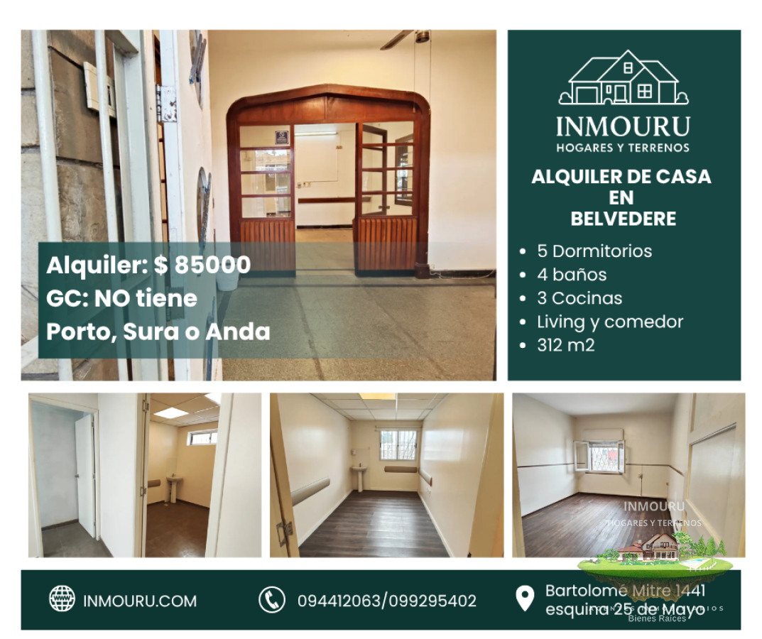 Casa ID.1190 - ALQUILER de casa en BELVEDERE