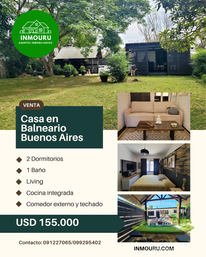 Casa ID.1524 - Venta de casa con amplio terreno en Balneario Buenos Aires
