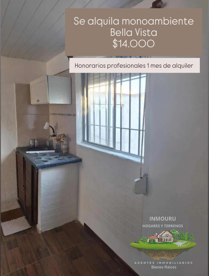 Casa ID.831 - Se alquila monoambiente en Bella Vista