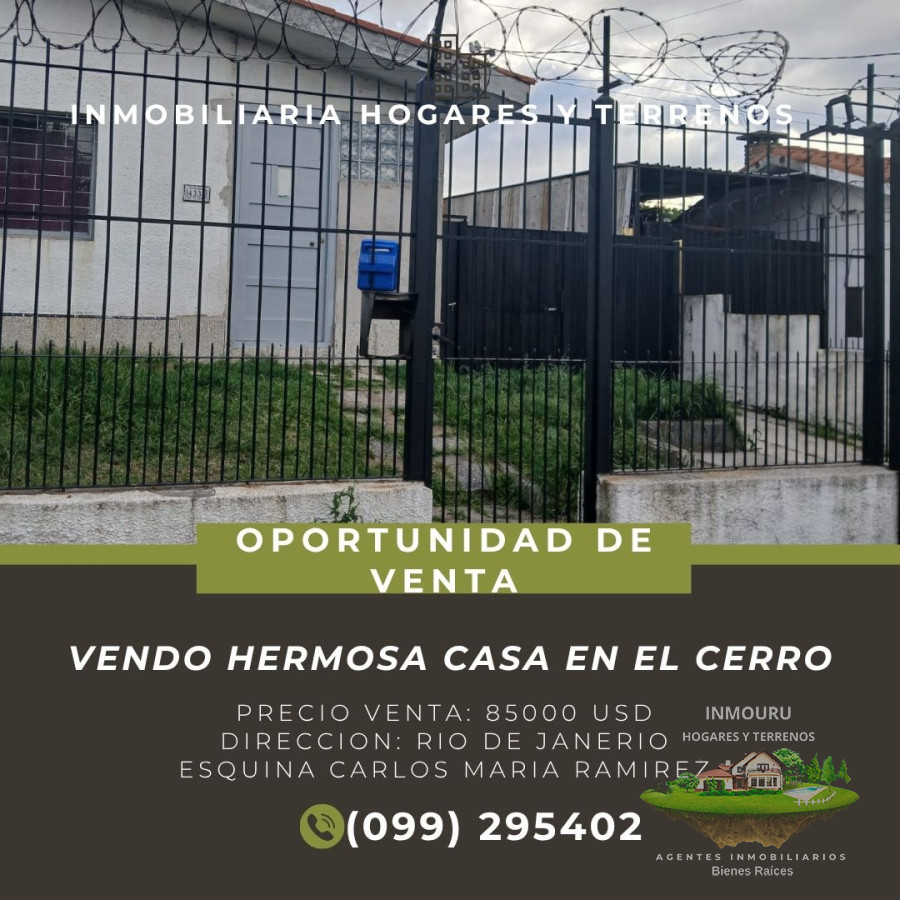 Casa ID.2190 - Vendo Hermosa y Amplia  Casa en el Cerro