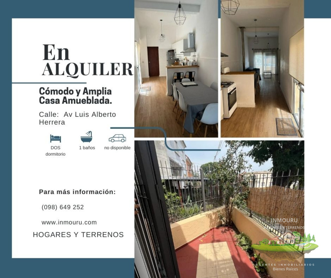 Casa ID.2738 - Alquilo Amplia y Linda Casa ubicada en La Blanqueada