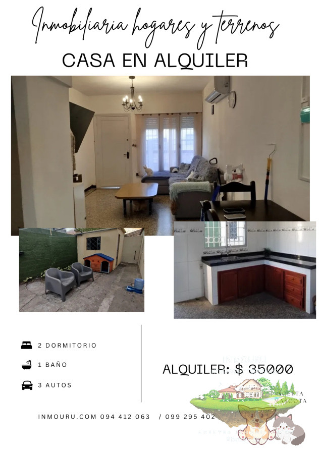 Casa ID.1715 - ALQUILER de casa de 2 dormitorios en PEÑAROL