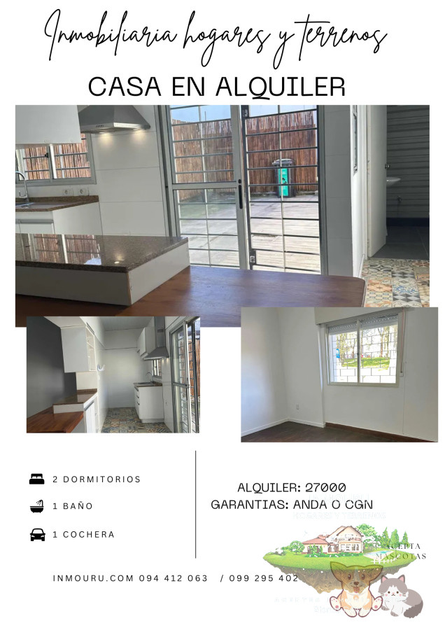 Casa ID.1702 - ALQUILER de casa en SANTIAGO VAZQUEZ