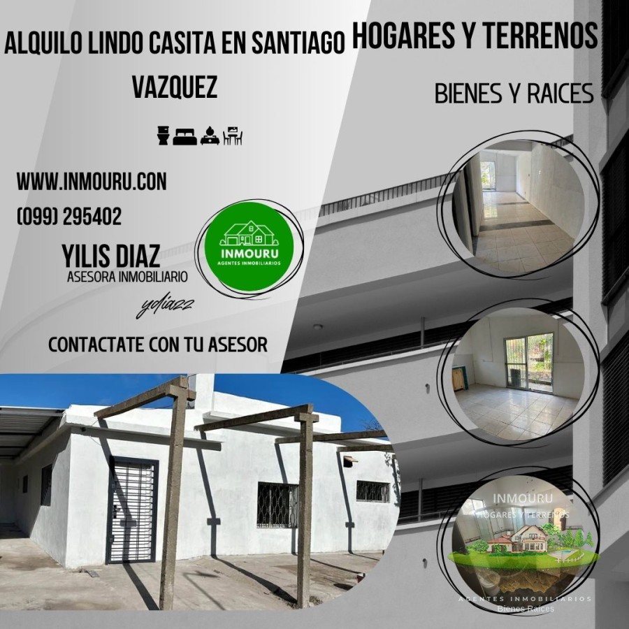Casa ID.1806 - Alquilo linda casita en Santiago Vázque