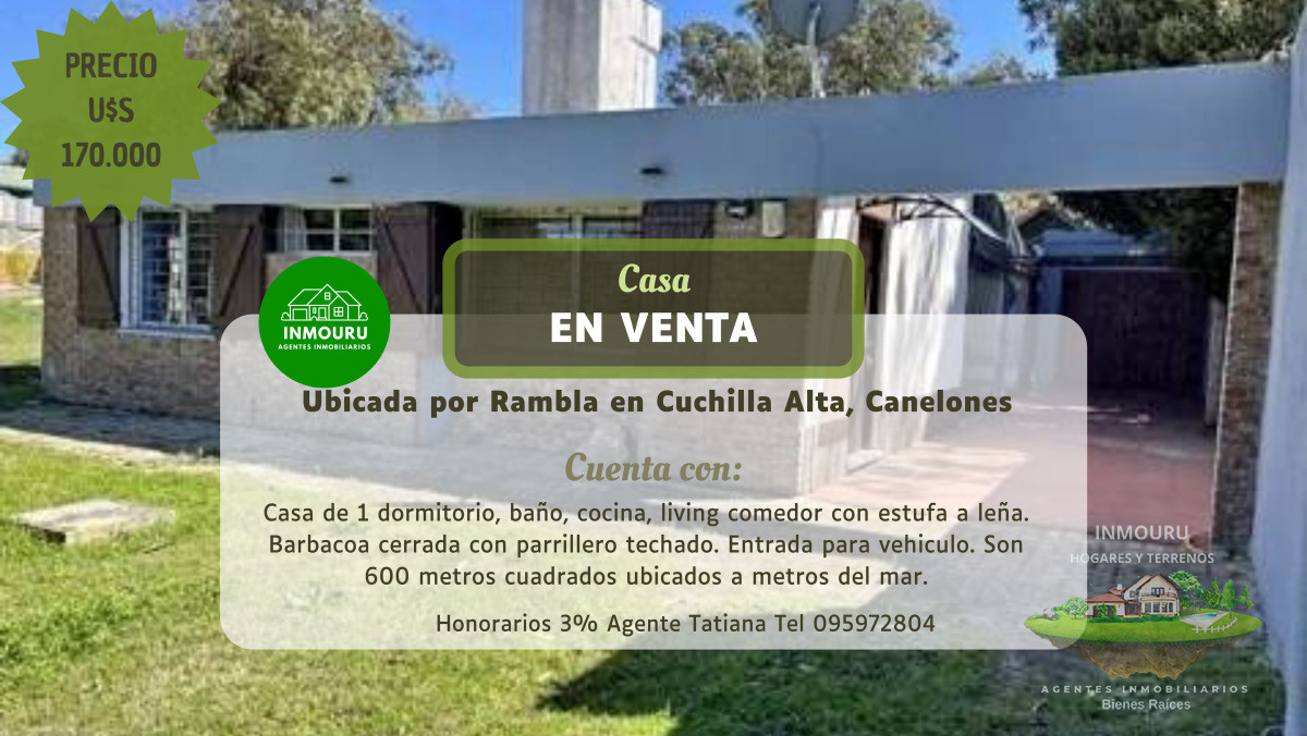 Casa ID.2017 - Venta de Casa en Cuchilla Alta