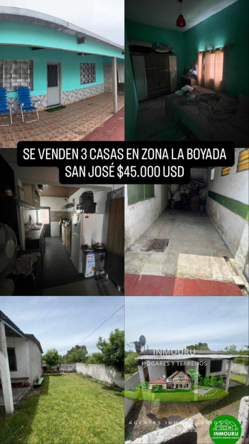 Casa ID.2572 - SE VENDEN TRES CASAS EN ZONA LA BOYADA SAN JOSE