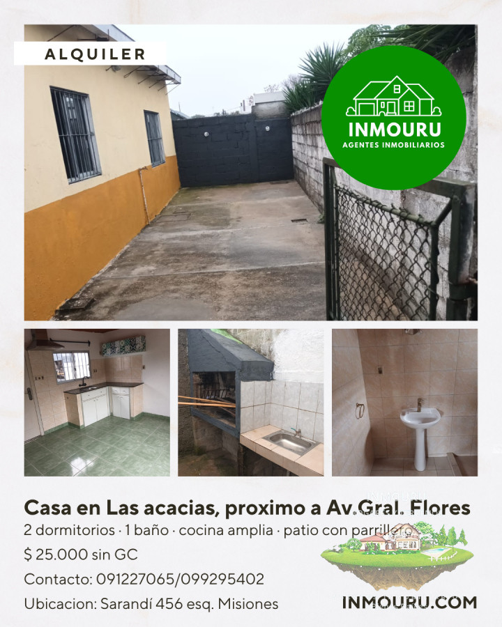 Casa ID.1278 - Se alquila casa en barrio Las acacias