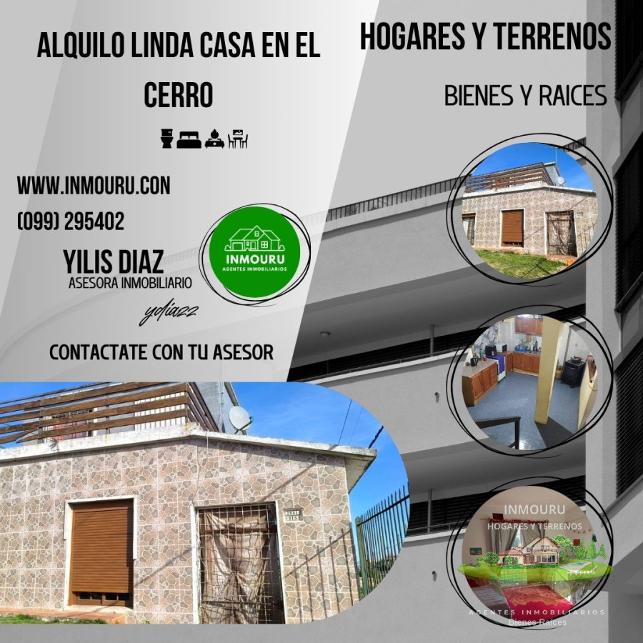 Casa ID.1885 - Alquilo Linda y Hermosa Casa en el Cerro