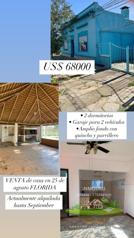 Casa ID.779 - VENTA de casa en 25 de Agosto en FLORIDA 