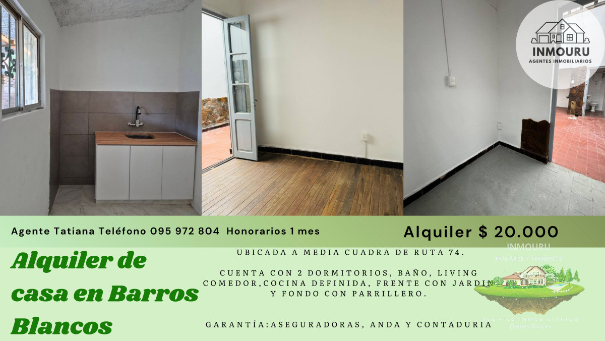 Casa ID.1991 - Alquiler de Casa en Barros Blancos
