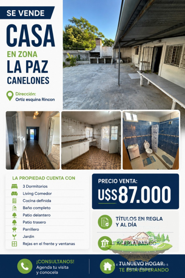 Casa ID.2878 - Casa en La Paz-Canelones