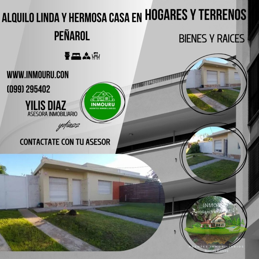 Casa ID.1813 - Alquilo Linda y Hermosa Casa Ubicada en Barrio Peñarol