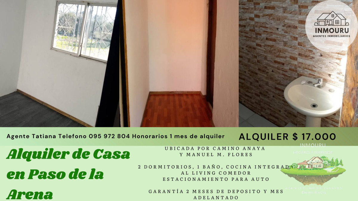 Casa ID.1903 - Alquiler de Casa en Paso de la Arena