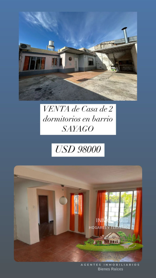 Casa ID.887 - VENTA de hermosa casa Ph al fondo de 2 dormitorios en barrio SAYAGO