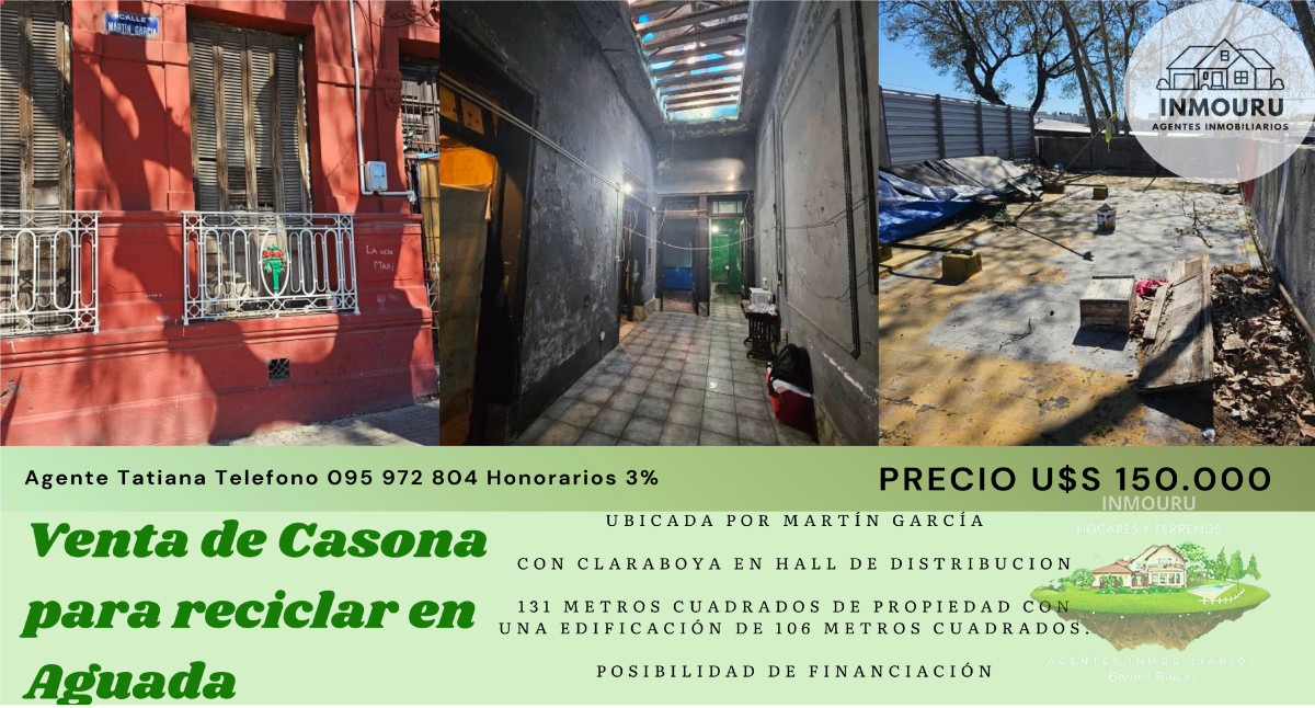 Casa ID.1912 - Venta de Casona en Aguada para reciclar