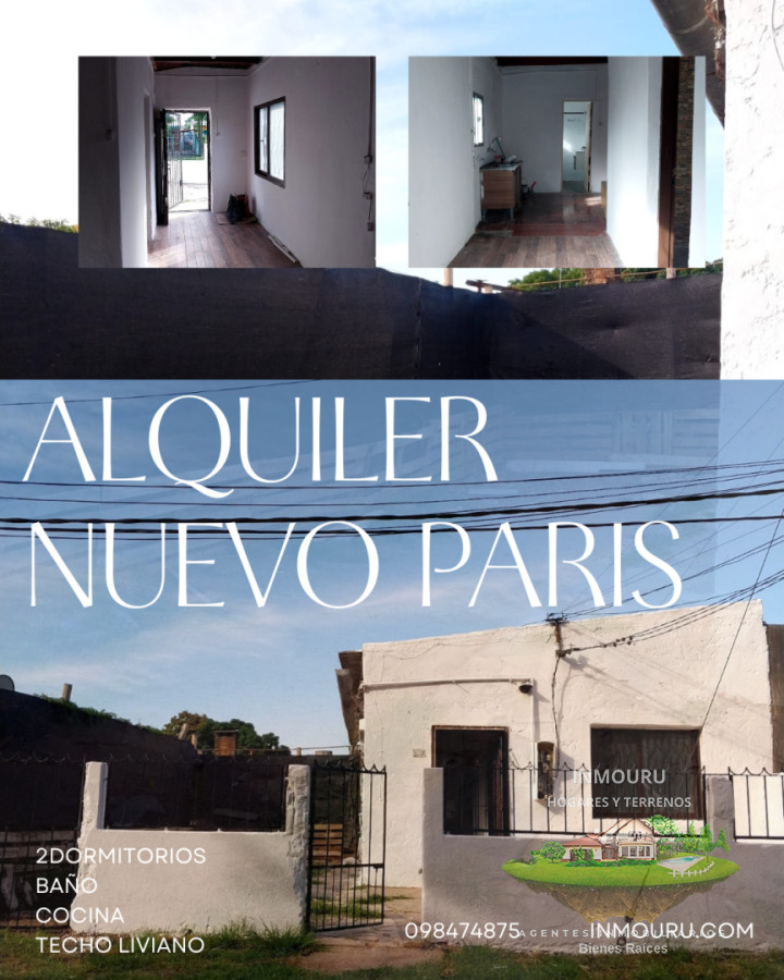 Casa ID.2616 - Alquiler de 2 dormitorios en Nuevo Paris