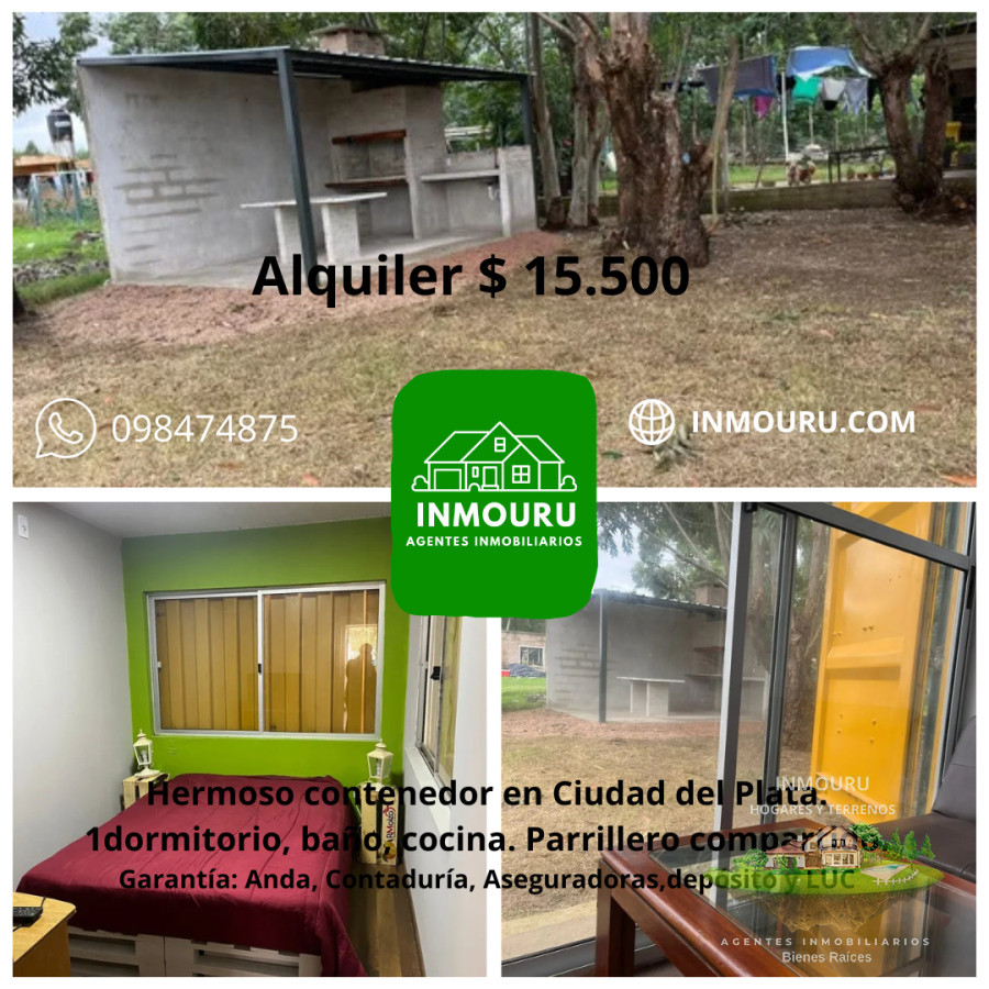 Casa ID.1222 - Alquiler de casa  de 1 dormitorio en Ciudad del Plata