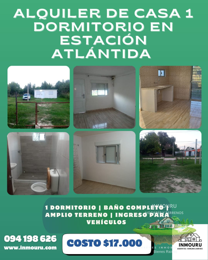 Casa ID.1275 - Alquiler de casa en Estación Atlántida 