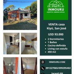 Se vende casa en Kiyú, San José