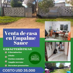 Venta de casa en Empalme Sauce
