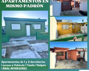 Venta de casa y 4 apartamentos en un mismo padrón