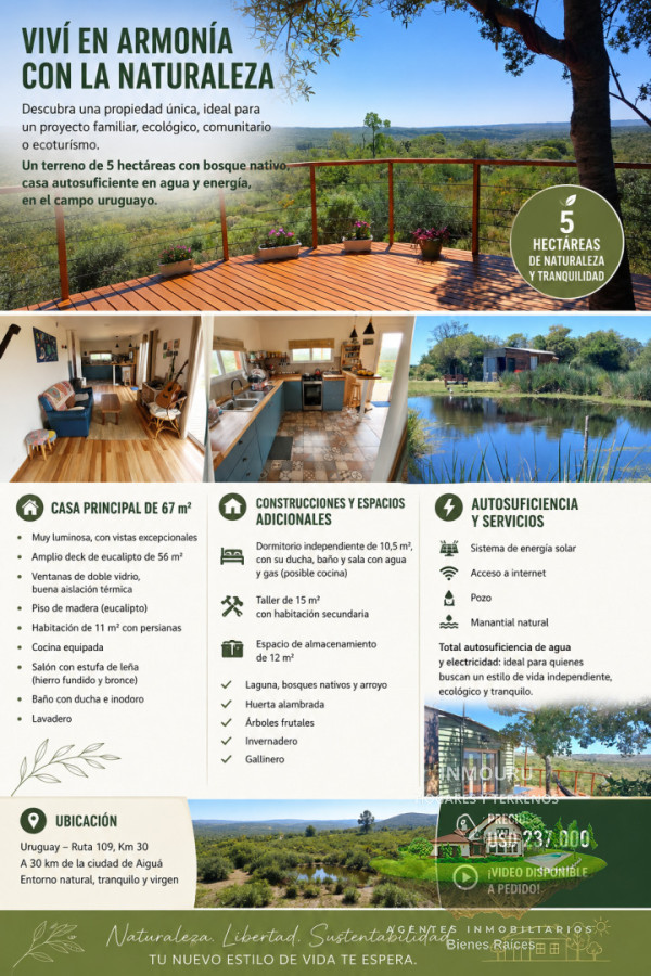 Chacra ID.2905 - Venta de Campo 5 Hectareas