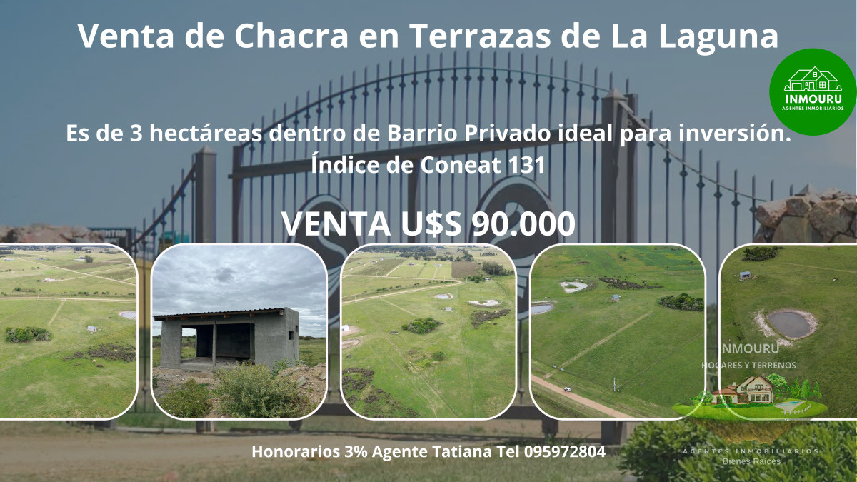 Chacra ID.1541 - Venta de Chacra en Terrazas de La Laguna