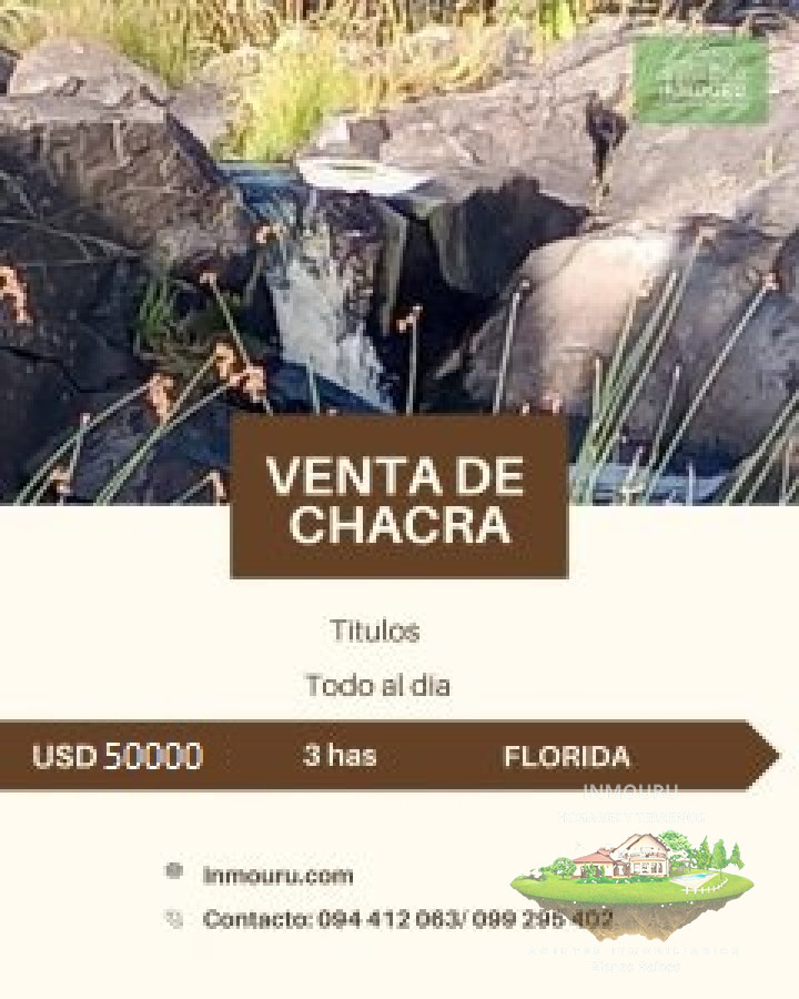 Chacra ID.213 - CHACRA en VENTA ubicada en 25 de Mayo FLORIDA