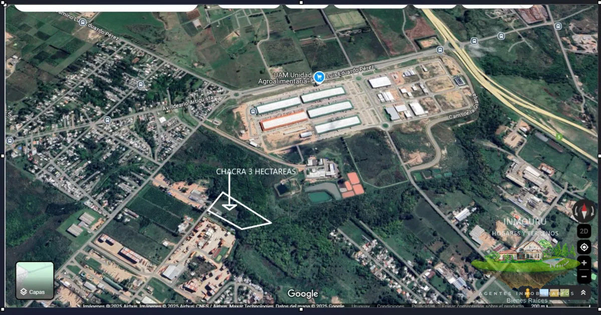 Chacra ID.2219 - VENTA de chacra de 3 hectáreas en PASO DE LA ARENA