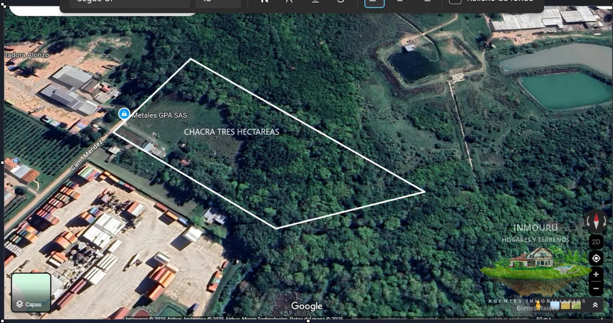 Chacra ID.2219 - VENTA de chacra de 3 hectáreas en PASO DE LA ARENA