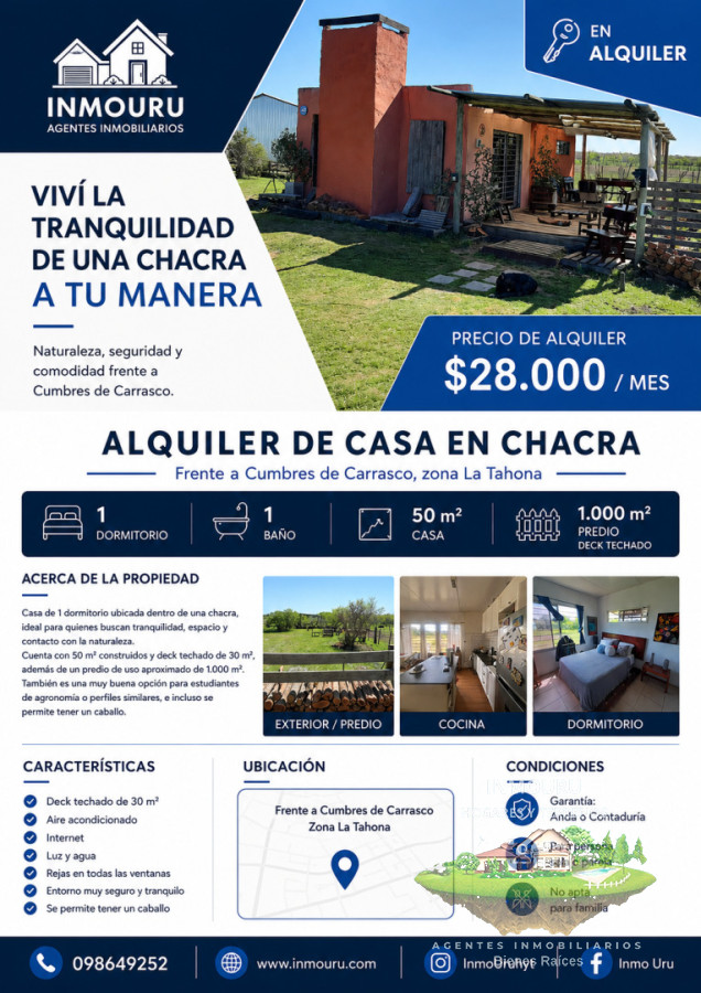Chacra ID.2903 - Se Alquila Chacra Proximo a La Tahona