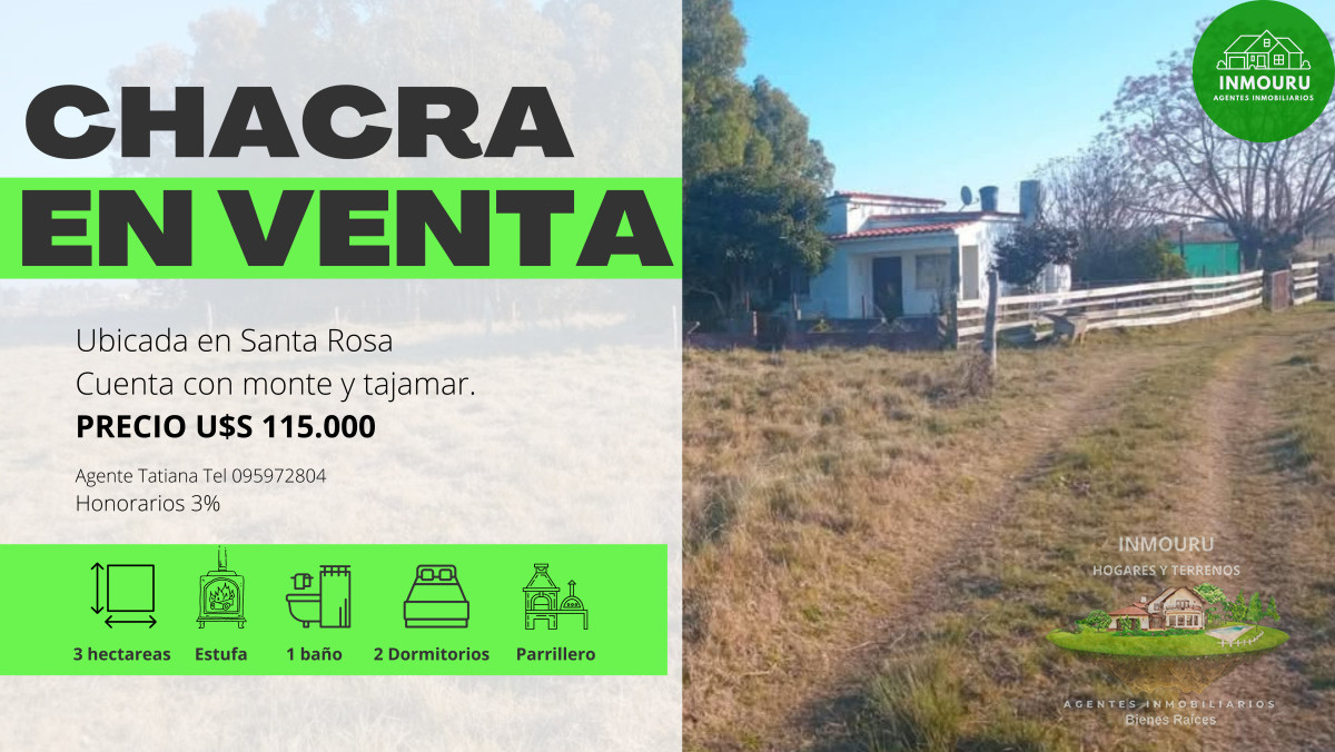 Chacra ID.1782 - Venta de Chacra en Santa Rosa