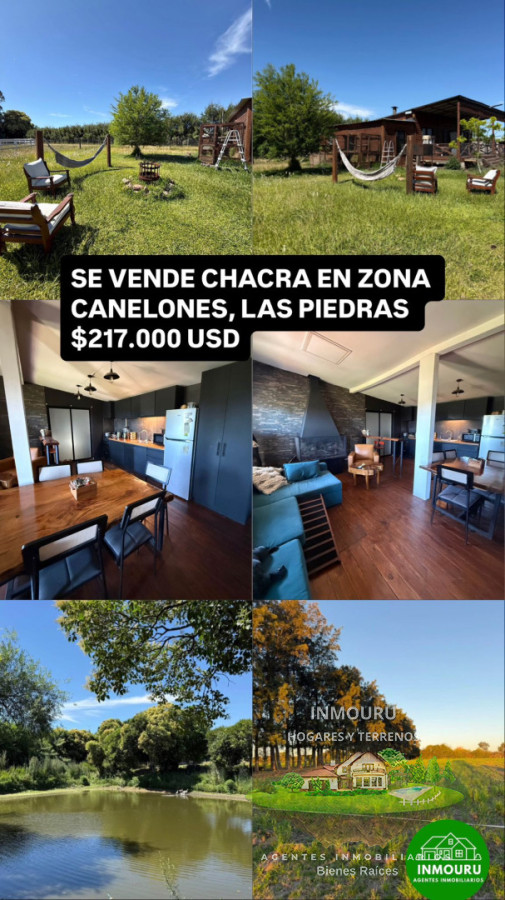 Chacra ID.2407 - SE VENDE CHACRA EN ZONA CANELONES EN LAS PIEDRAS