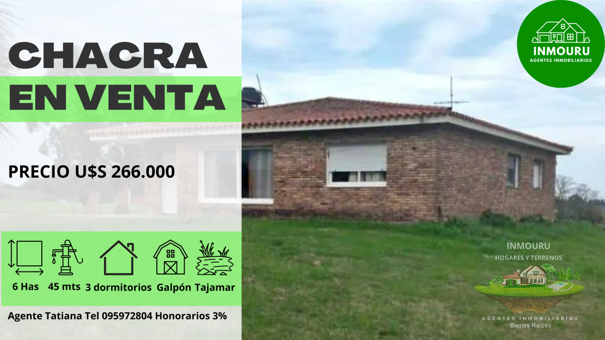 Chacra ID.1671 - Venta de Chacra de 6 hectareas