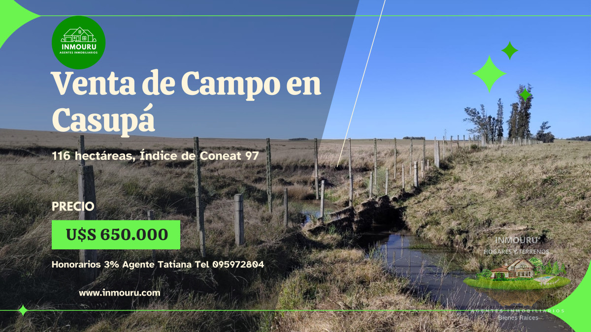 Campo Ref.1834 - Venta de Campo en Casupá