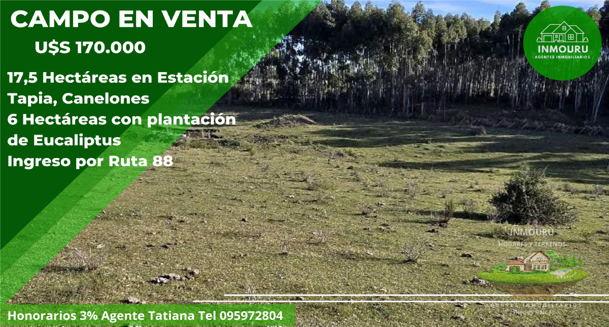 Campo Ref.1887 - Venta de Campo en Estación Tapia