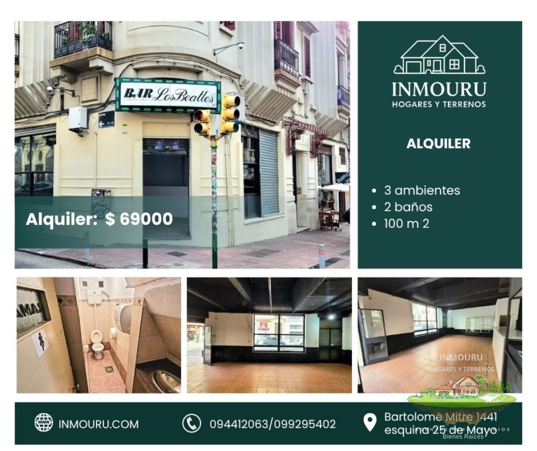Local Comercial ID.1137 - Alquiler de local en CIUDAD VIEJA