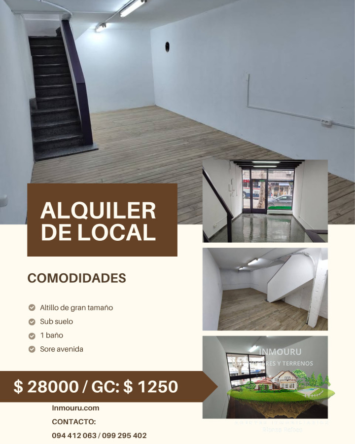 Local Comercial ID.1515 - ALQUILER de local en el CENTRO