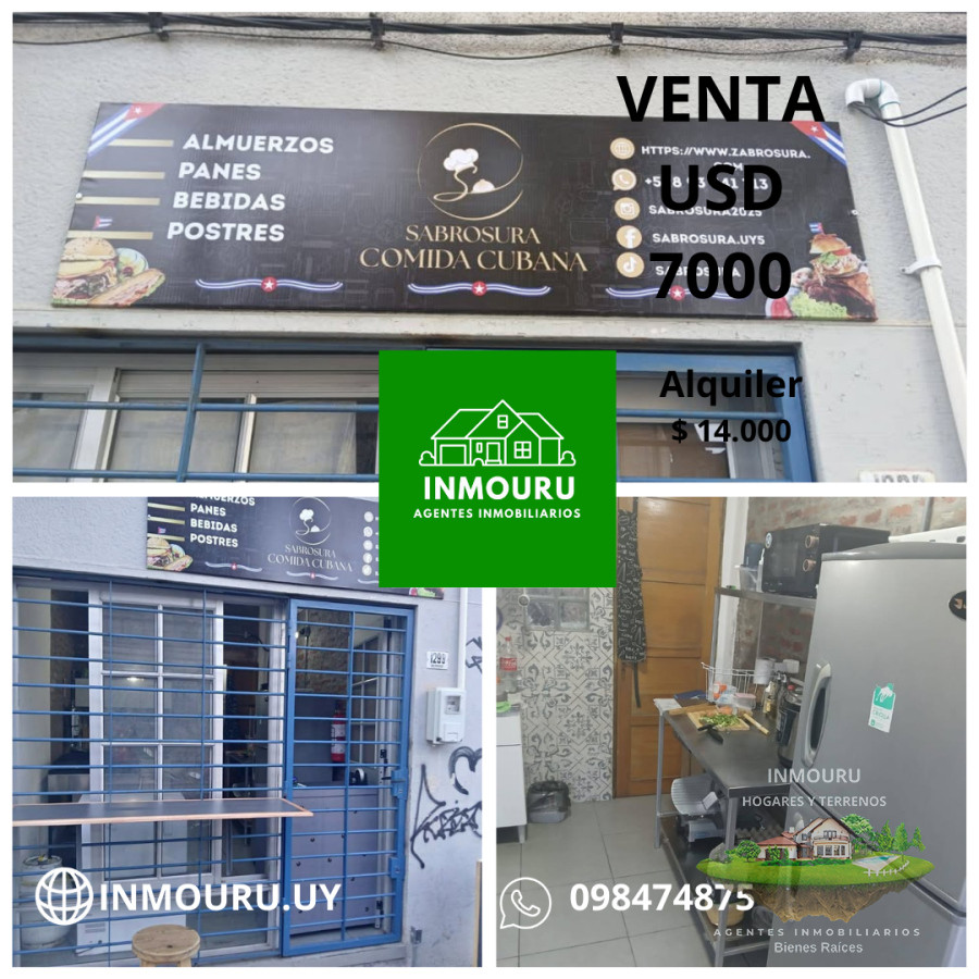 Local Comercial ID.1734 - Venta de llave comercial Rotiseria en Aguada 