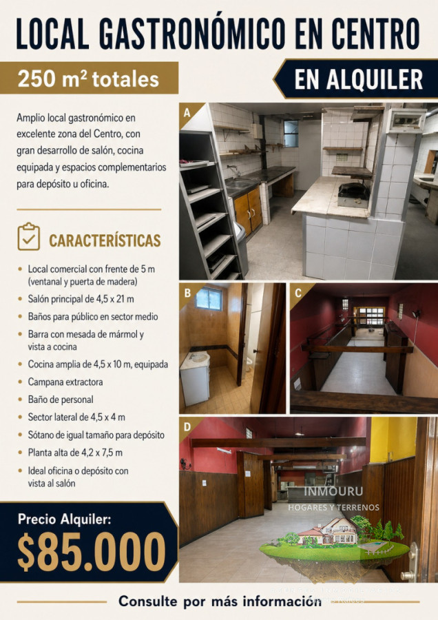 Local Comercial ID.2873 - Local Gastronómico en Centro