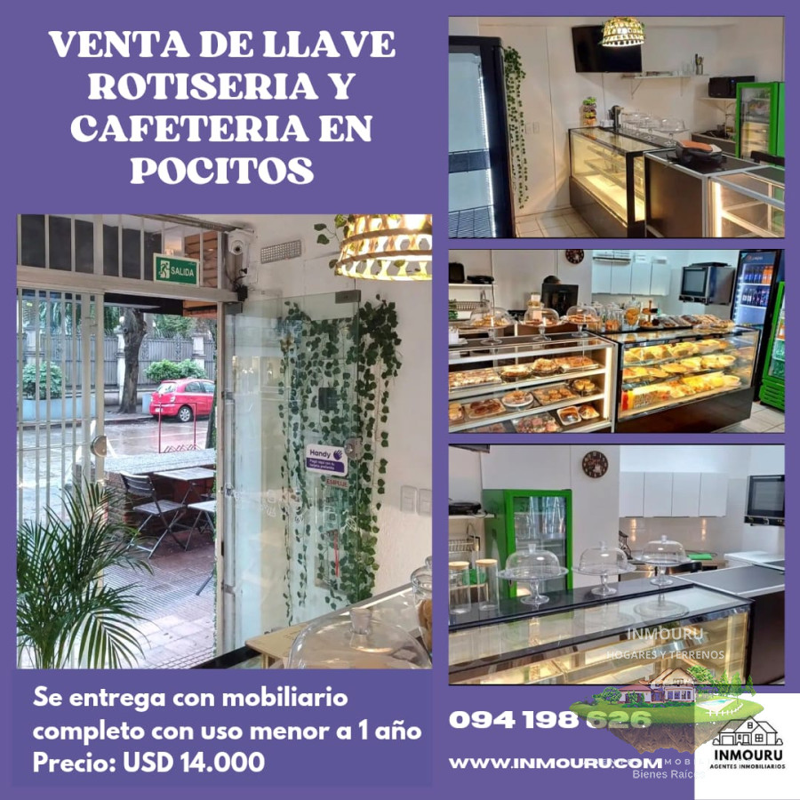 Local Comercial ID.1165 - Venta de llave de rotisería y cafetería