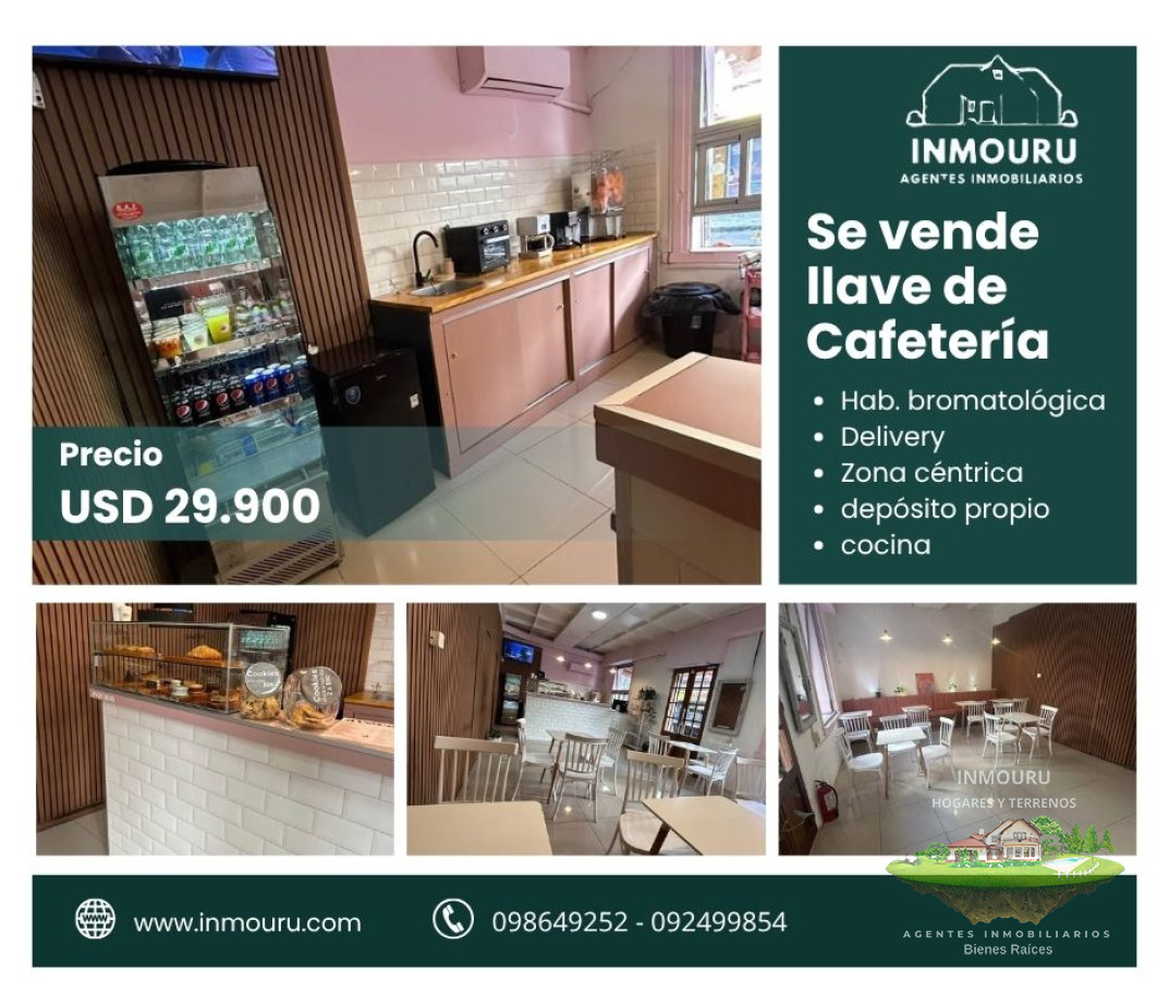 Local Comercial ID.1048 - Se vende llave de cafetería en Cordón