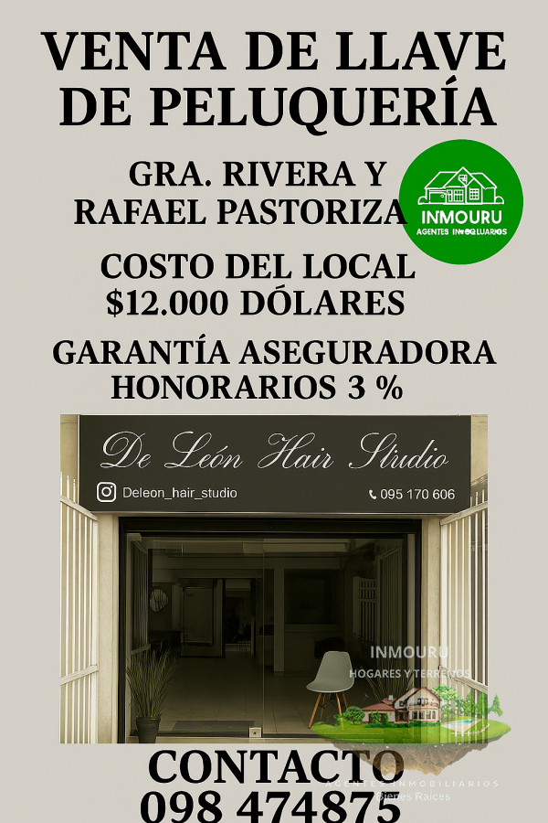 Local Comercial ID.1041 - Venta de llave de peluquería en Pocitos