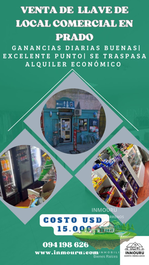 Local Comercial ID.1411 - Venta de llave de local comercial en Prado