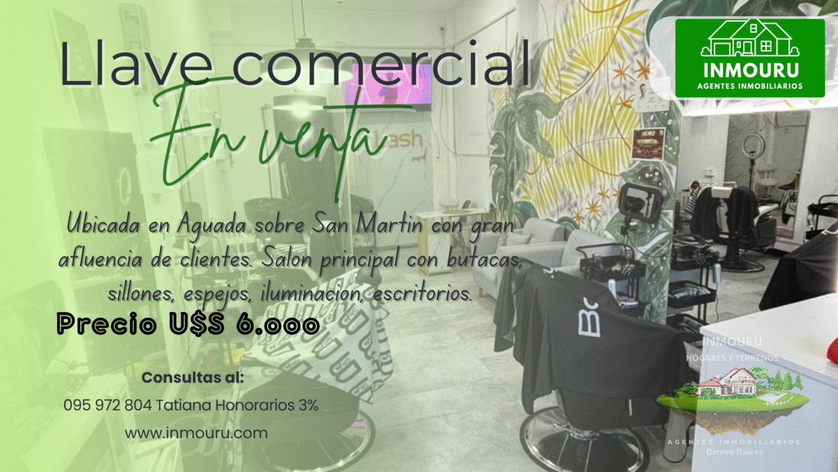 Local Comercial ID.2107 - Venta de Llave comercial en Aguada