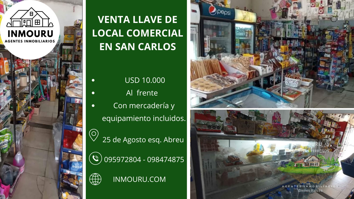 Local Comercial ID.1153 - Venta de Minimarket en SAN CARLOS