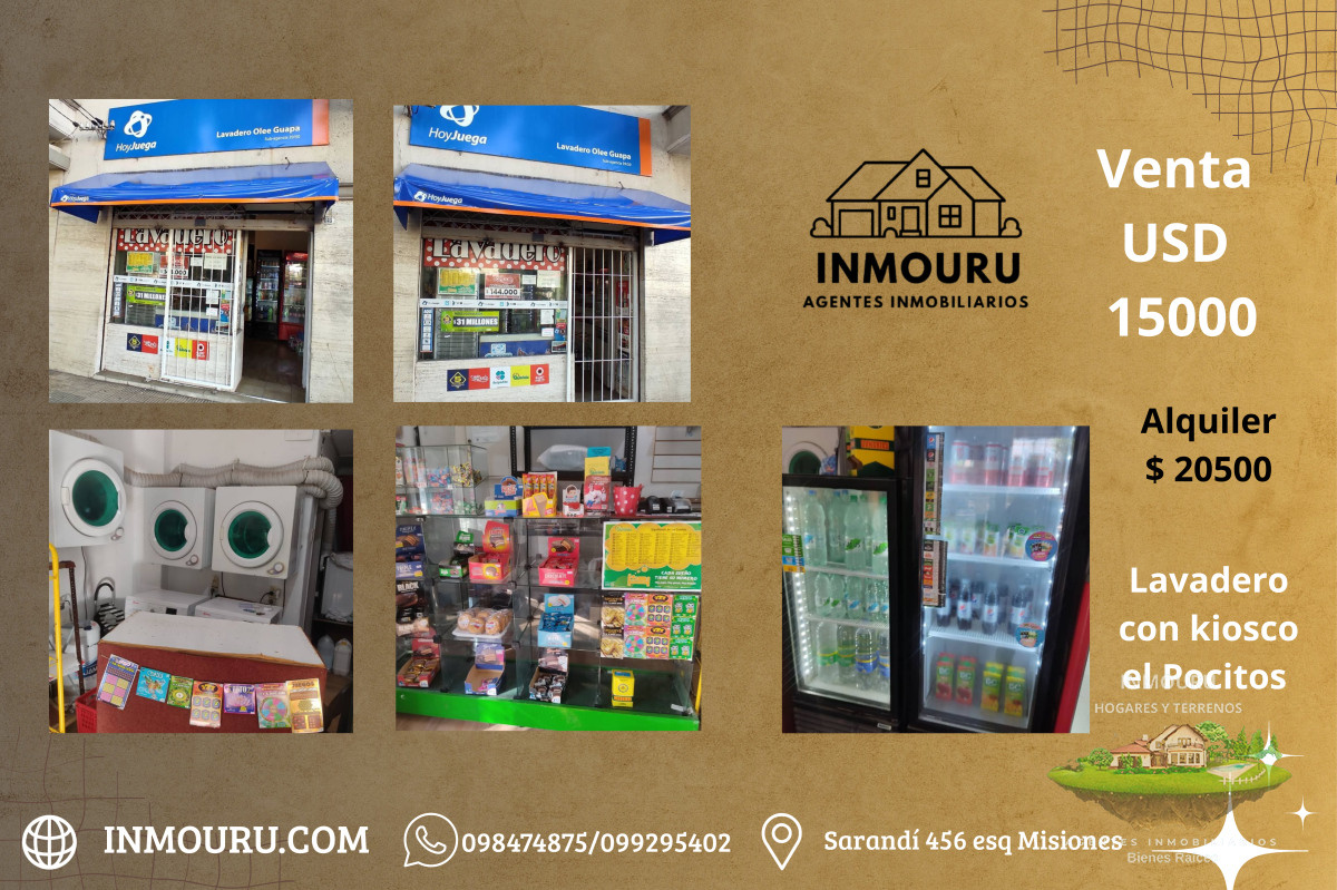 Local Comercial ID.1227 - Venta de llave  en Pocitos de lavadero y kiosco