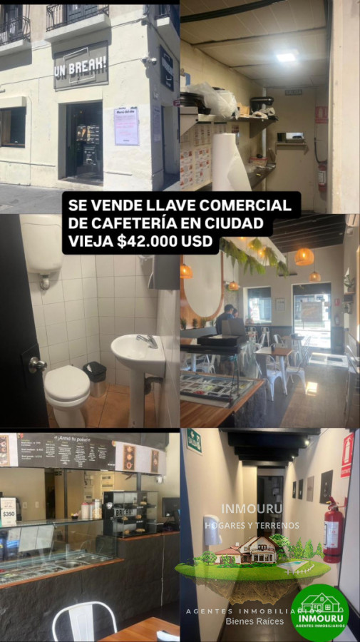 Local Comercial ID.2375 - SE VENDE LLAVE COMERCIAL CAFETERIA EN CIUDAD VIEJA