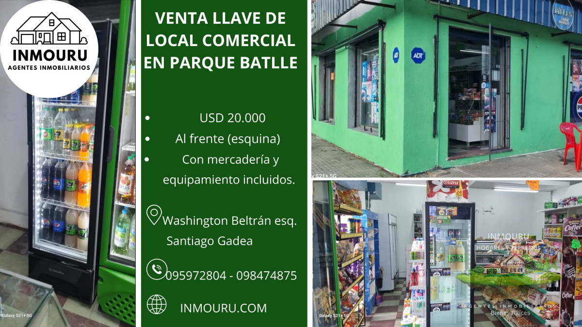 Local Comercial ID.1156 - Venta de Minimarket en PARQUE BATLLE 