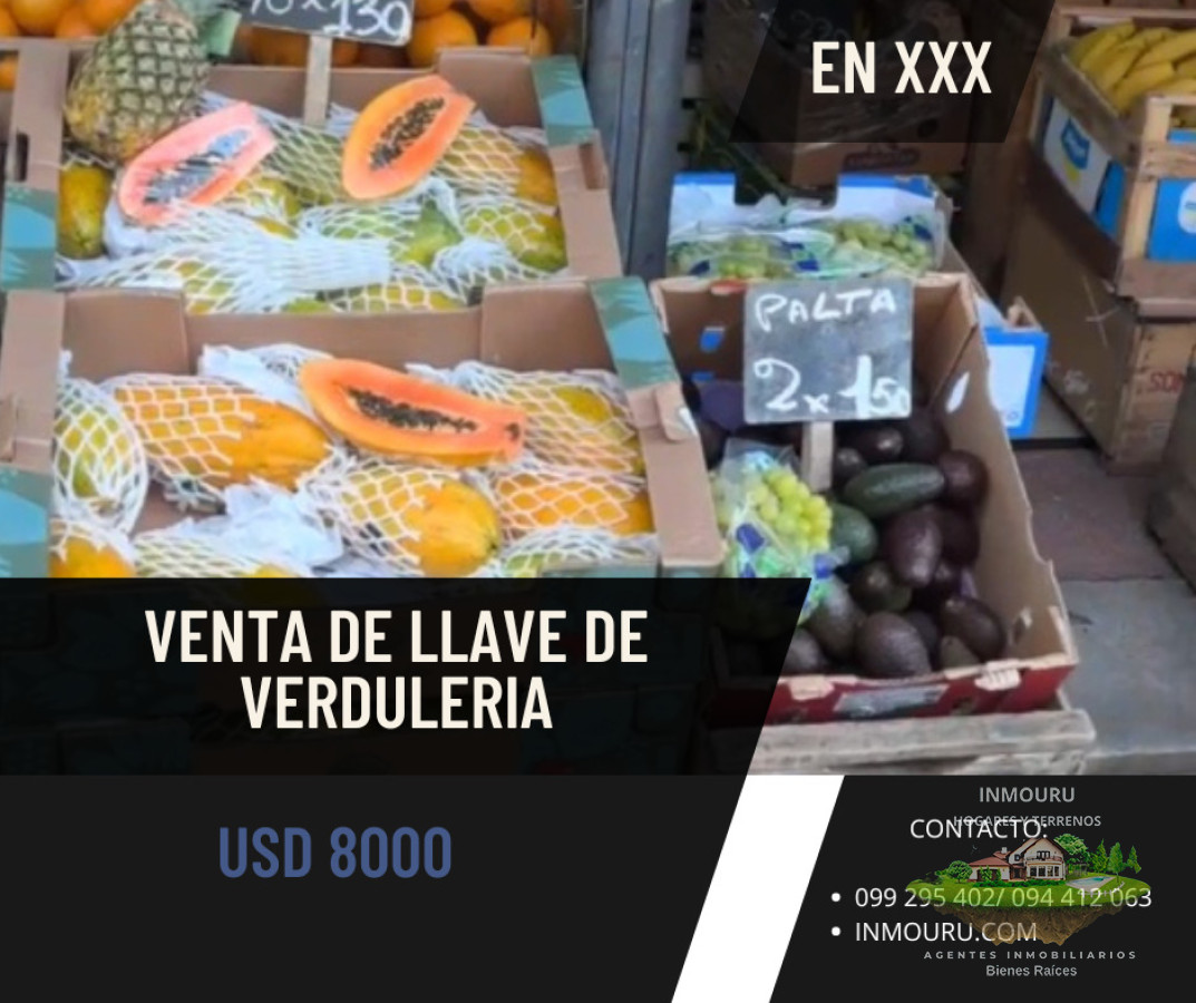 Local Comercial ID.56 - Llave Verduleria Entre Centro Y 3x Buena Caja Diaria 